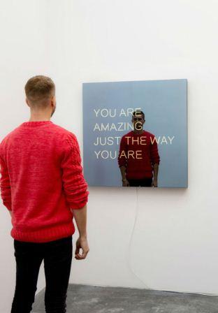 Jeppe Hein, You Are Amazing Just the Way You Are (2015) Image: Courtesy http://www.jeppehein.net/