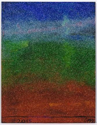 Chris Martin, Untitled (2015). Courtesy Anton Kern, New York.