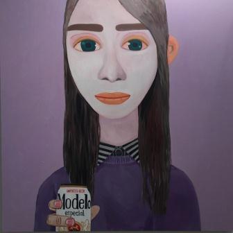 Brian Calvin at Anton Kern. Photo: Brian Boucher.