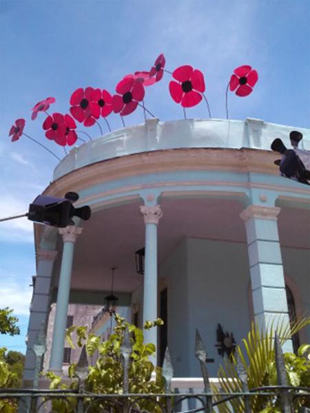 Ausencia presencia  Instalación de Lucía Zalbidea en el Centro Experimental de las Artes Visuales, José Antonio Díaz Peláez. (Foto de Damepa)