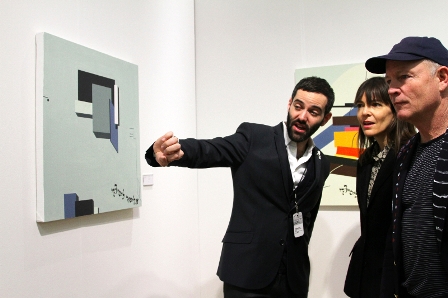 Galerie Sator showing work by Yevgeniy Fiks. Image courtesy of Javier Viramontes. 