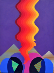 Mohamed Melehi L’arbre d’Alexandre le Grand, 2014 Loft Art Gallery