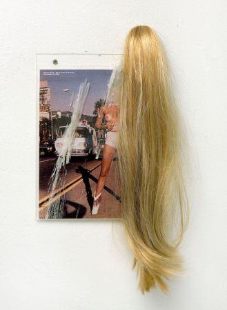 Pepo Salazar, DOOM SON, 2010. Photography, plexiglass, wig, wax.