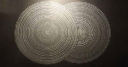 Waqas Khan. The Breath of the Compassionate VI, 2015. Tinta de archivo sobre papel wasli, 248 x 136 cm.