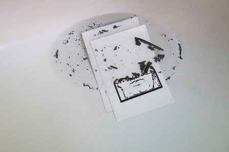 Atramentos by Oscar Muñoz in Tabacalera art promotion