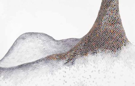 Timothy Hyunsoo Lee. 296.35,  2013. Watercolor on paper Arches Aquarelle. 174 x 113 cm.