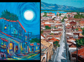 Santiago de Cuba. José Loreto Horruitiner / Paisaje urbano. Miguel Ángel Botalín