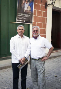 Larramendi (izq.) y Chip Cooper.