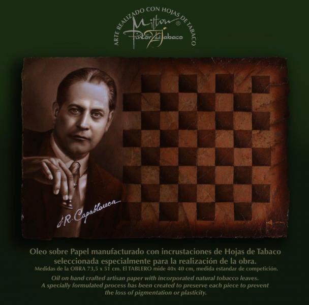 J.R. Capablanca, por Milton Bernal 