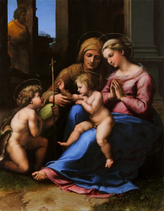 Raffaello Sanzio, Nuestra Señora del Amor Divino  Nápoles, Museo di Capodimonte, Farnese Collection.