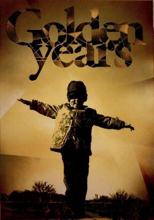 Roc Blackblock Golden. Years, 2014. Stencils y Spray sobre Tela.  81 x 54 cm.