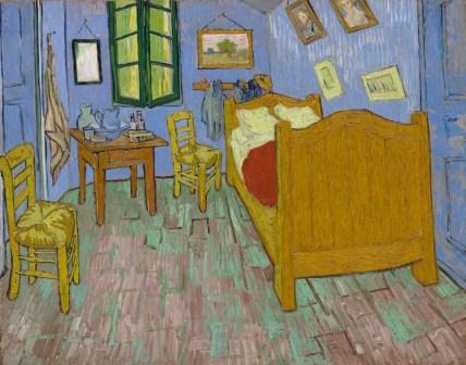 Vincent Van Gogh, The Bedroom (1889). Photo: The Art Institute of Chicago.