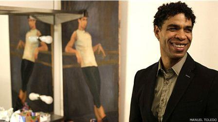Carlos en su camerino, después de su última función con el Royal Ballet. Foto: Manuel Toledo 