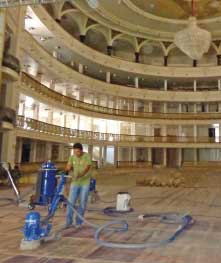 Interior view of the Gran Teatro de La Habana.
