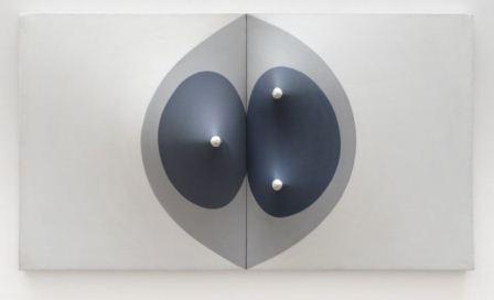 Zilia Sánchez, Troyanas, díptico, 1975. (Photo: Courtesy of Galerie Lelong)