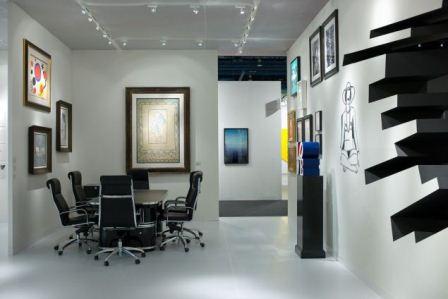 The much discussed 2010 Art Basel Miami booth of Galerie Gmurzynska, designed by Zaha Hadid Architects. (Photo: Courtesy of Associated Fabrication, Brooklyn, NY)