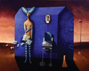 Casa azul, 2008 / Óleo sobre lino / Oil on linen / 130 x 160 cm
