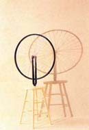 MARCEL DUCHAMP 
Rueda de bicicleta, ready-made, 1923 / Escultura / Museo de Arte de Nueva York