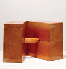 In love (after Brancusi), 2004
Madera y bisagra / Wood and hinge
30 x 30 x 30 cm
Colección Collection Beth DeWoody, New York