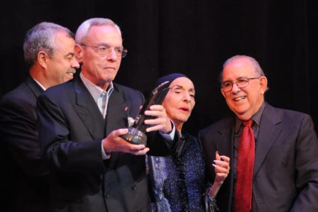 El Doctor Eusebio Leal Spengler recibe el Premio Anual del Gran Teatro de La Habana Alicia Alonso. 