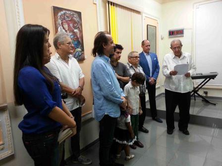 Dr. Angel Felipe Alonso inagura Exposición Dental Art VII Dr. Angel Felipe Alonso inagura Exposición Dental Art VII