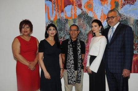 María Elena Ditrén, Jazmín Nader de Abu Naba’a,  Amable López Meléndez. Soraya Abu Naba’a y Mustafá Abu Naba’a.