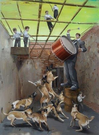 Jarmo Mäkilä, Europa, Europa, 2014, Öl auf Leinwand, 223 x 165 cm Jarmo Mäkilä, Europa, Europa, 2014, Öl auf Leinwand, 223 x 165 cm