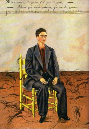 Frida Kahlo, Autorretrato con pelo corto, 1940 -  Nueva York, The Museum of Modern Art. Don d’Edgar Kaufmann, Jr., 1943