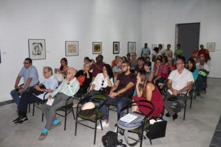 Público presente en la presentación, realizada en el Centro de Arte Contemporáneo Wifredo Lam. Foto: José Raúl Concepción/Cubadebate.