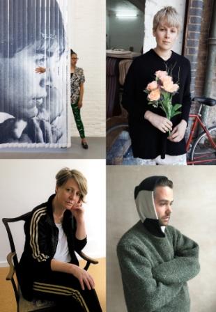 Turner Prize 2016 finalists (clockwise, from top left): Anthea Hamilton, Helen Marten, Michael Dean and Josephine Pryde.