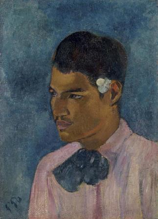 Jeune homme à la fleur, de Paul Gauguin Jeune homme à la fleur, de Paul Gauguin.