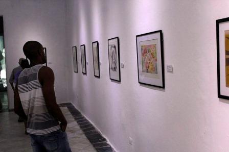 La exposición “Masson-Lam, diálogos imaginarios” estuvo durante un mes en el Centro Wifredo Lam. Foto: José Raúl Concepción/Cubadebate.