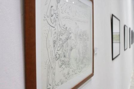 Estuvieron expuesta decenas de obras de los importantes artistas, el cubano, Lam y el belga, Masson. Foto: Jennifer Veliz Gutiérrez.