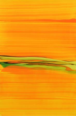 Nico Munuera Inside CM 5 Acrílico sobre papel japonés 96 x 63 cm