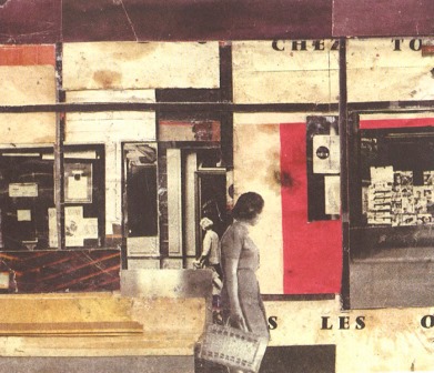 Chez Tou, 2003. Painting, collage on wood