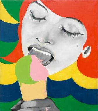 Evelyne Axell, Ice Cream (1964). Collection of Serge Goisse, Belgium. © Artists Rights Society (ARS), New York / ADAGP, Paris.