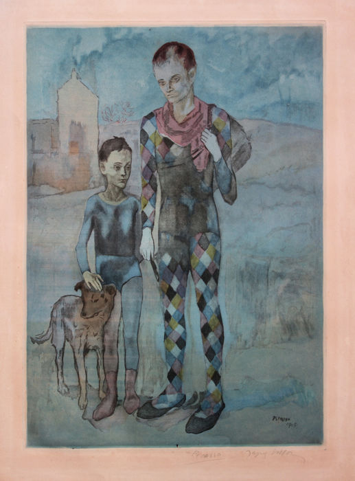 Grabado de Picasso ‘Los Saltimbanquis’ en Subasta 