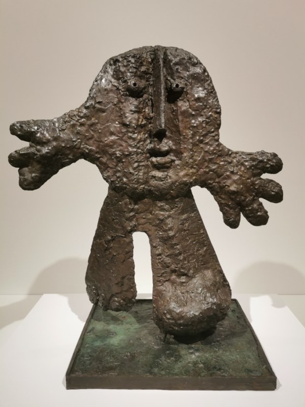 obra en la muestra Picasso escultor. Materia y cuerpo 