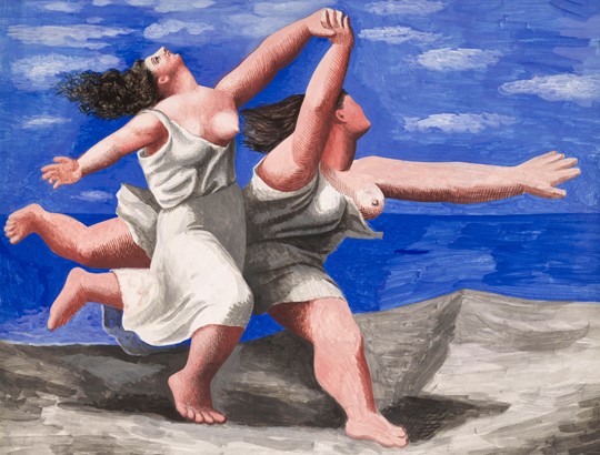 Dos mujeres corriendo en la playa (1922), una de las obras de Picasso que estará en ...referencias andaluzas