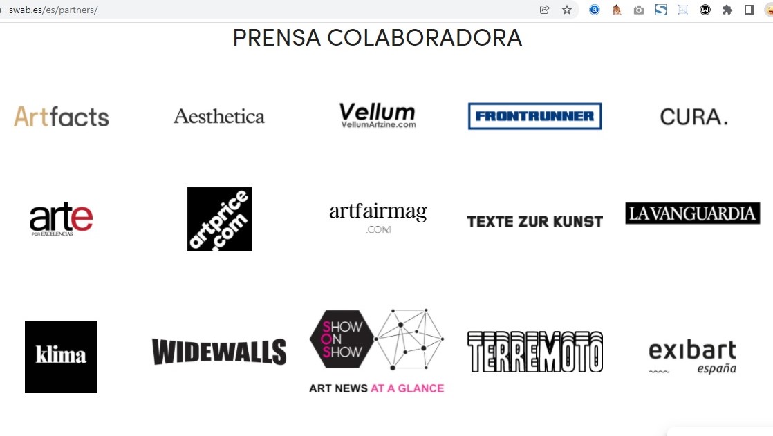 Media partners en el sitio oficial de Swb Barcelona 2023