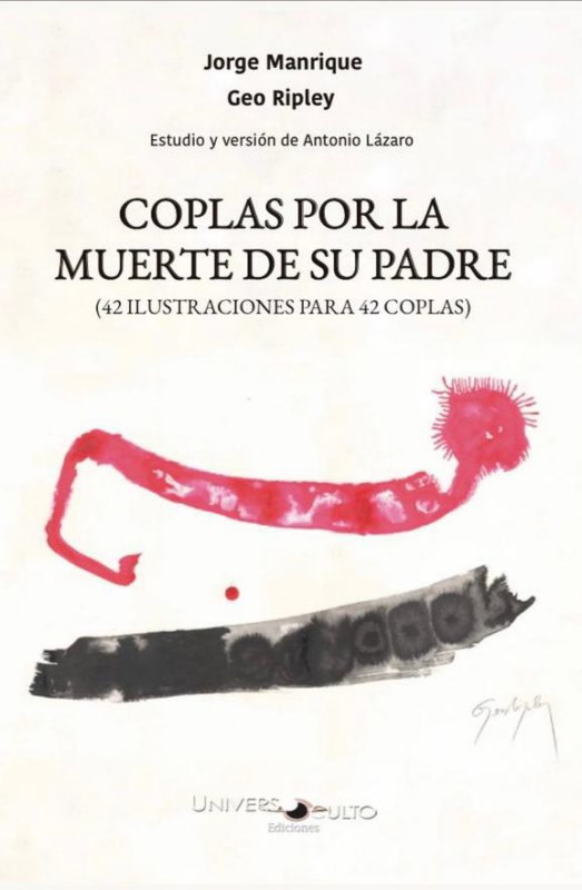 portada del texto Coplas por la muerte de su padre de Jorge Manrique 