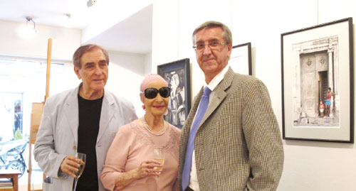 Pedro Simón, Alicia Alonso and Josep Guindo