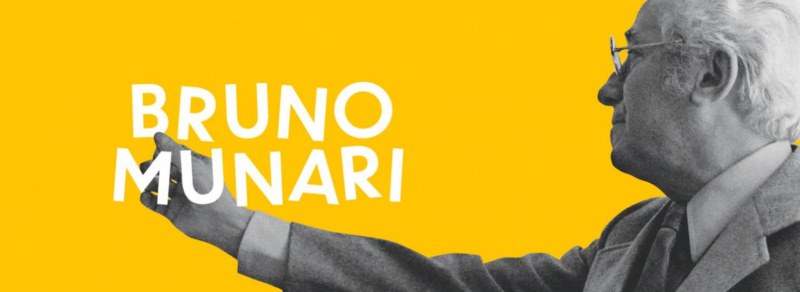 Cartel de la muestra sobre Bruno Munari 