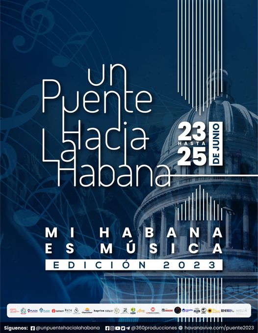 cartel del Festival Un puente hacia La Habana 2023
