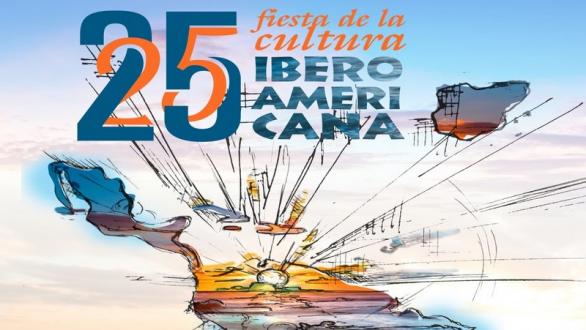 cartel cortesía de la Fiesta de la Cultura Iberoamericana