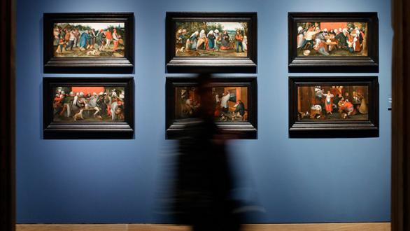 Vista de la exposición Brueghel. Maravillas del arte flamenco, © Jesús Varillas, cortesía Arthemisia