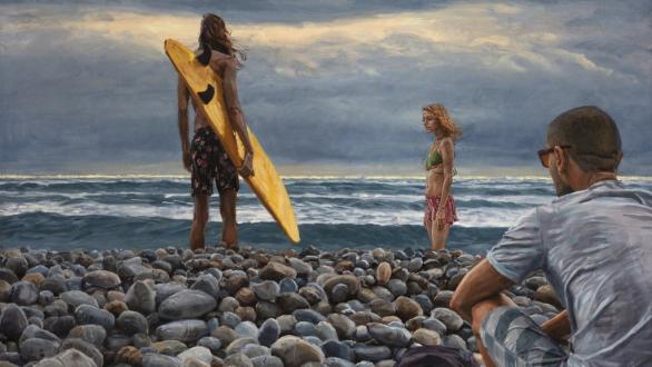 Michele del Campo. The surfer