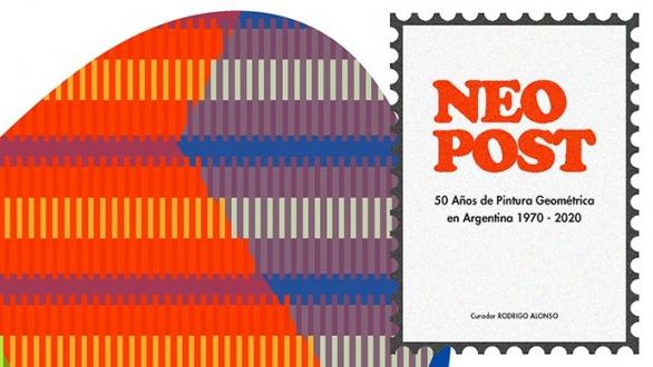 poster de la muestra Neo Post de pintura geométrica en Argentina 