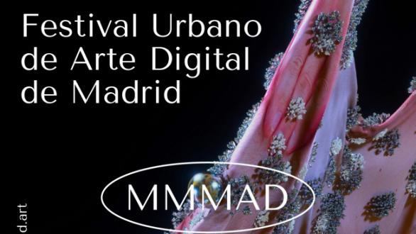 cartel del festival de arte digital urbano de madrid 