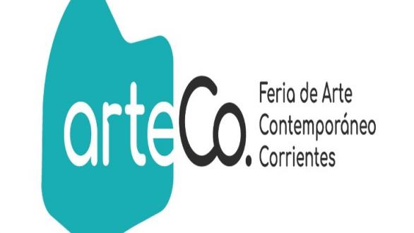 cartel de la feria de arte contemporáneo de Corrientes arteCo